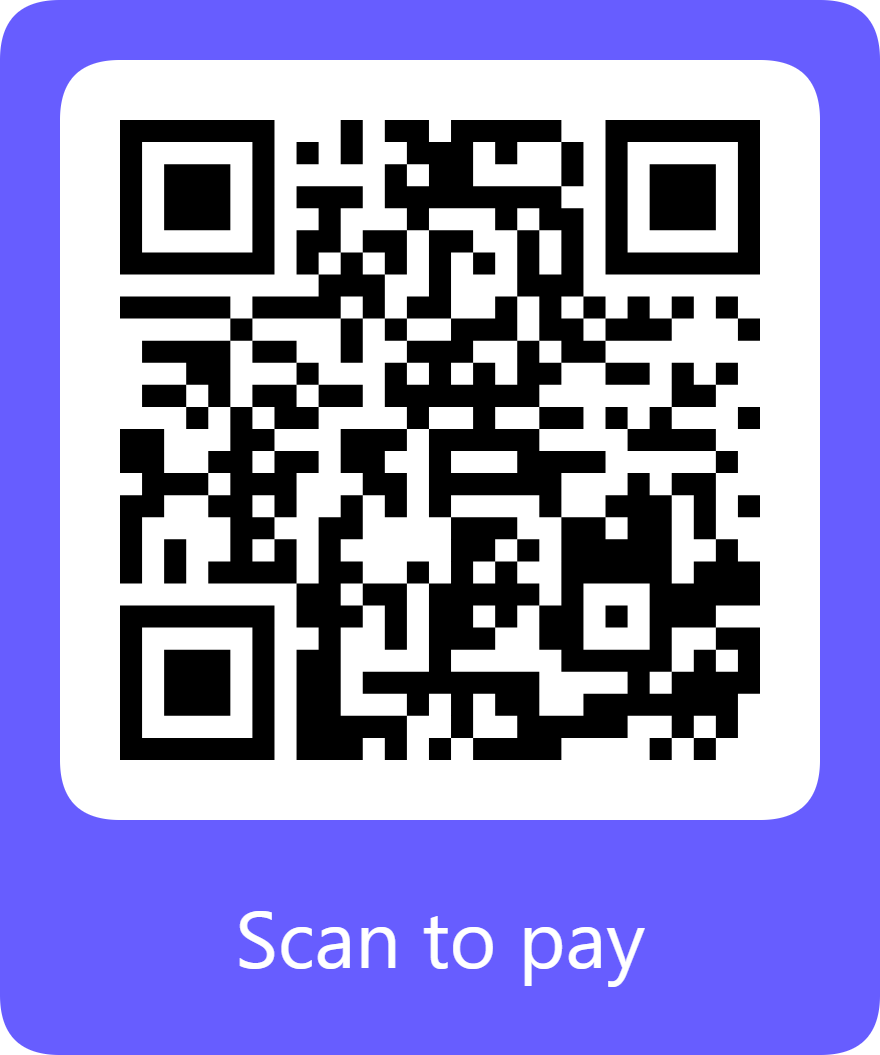 Stripe QR code for Pack 925 payments
